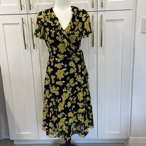 Michael Michael Kors Floral Wrap Dress